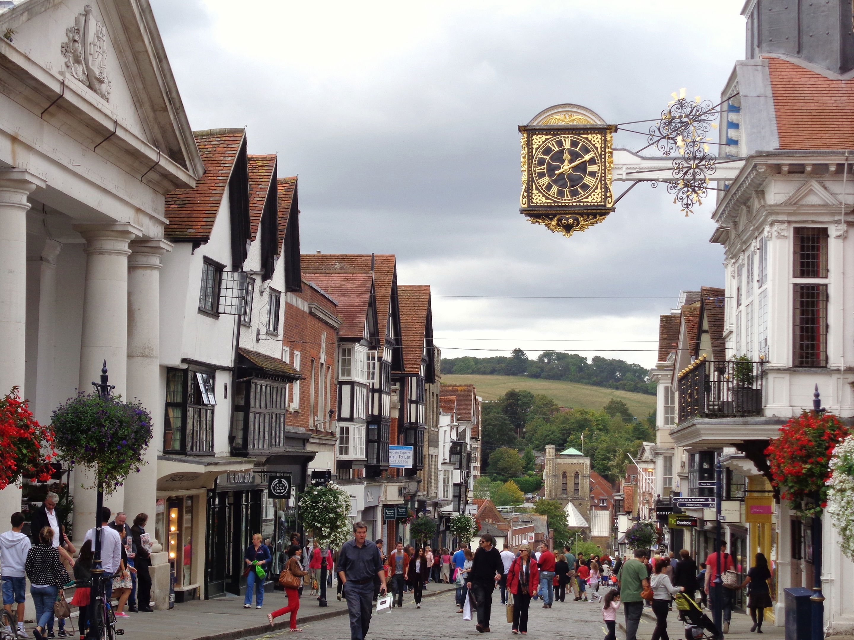 High Street On A Summer Day