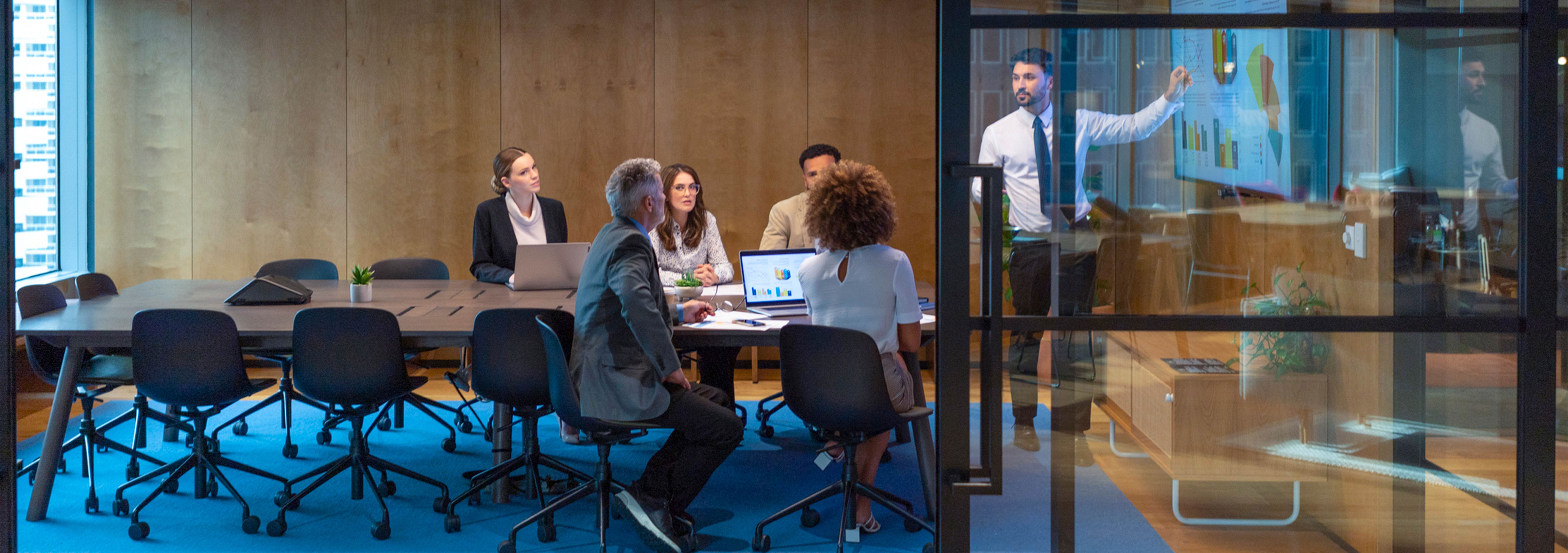Boardroom Meeting With Several Attendees