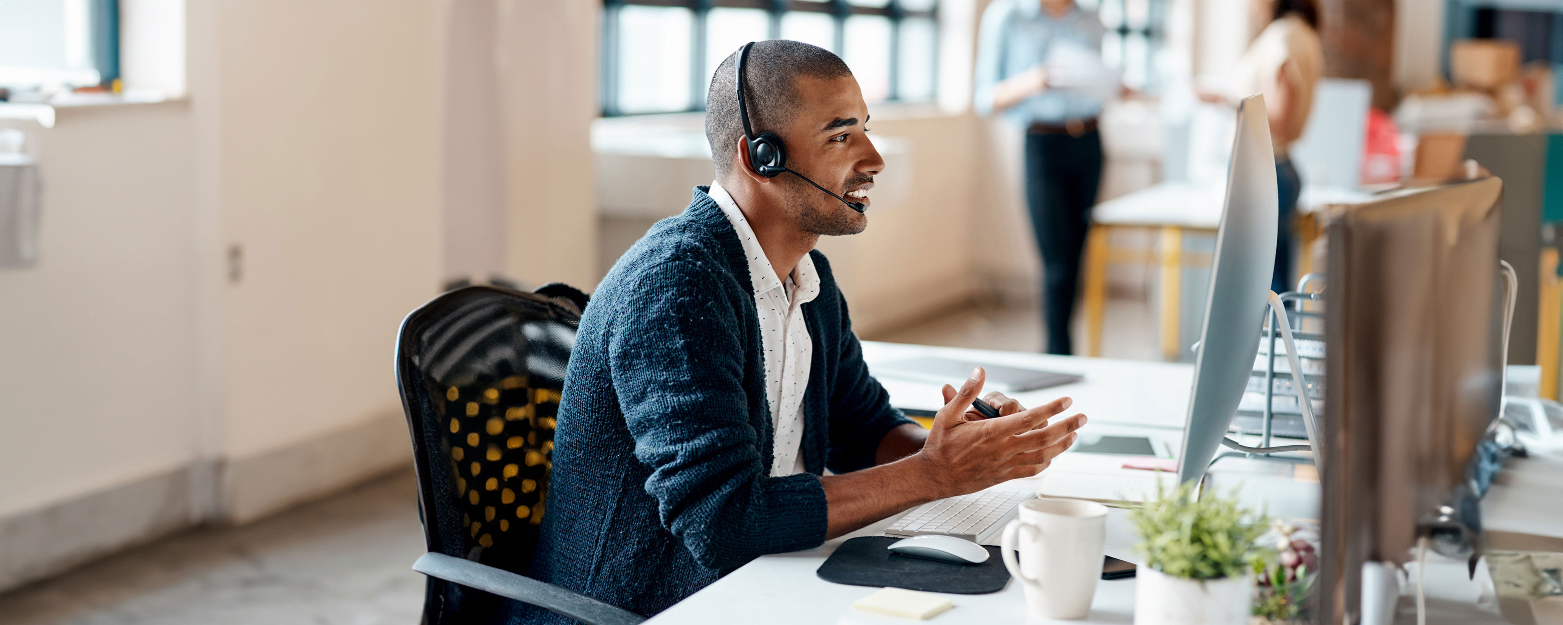 Person Solving Problems On Phone