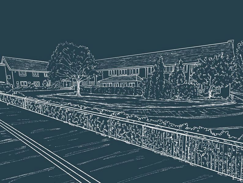 Marion Lauder House sketch