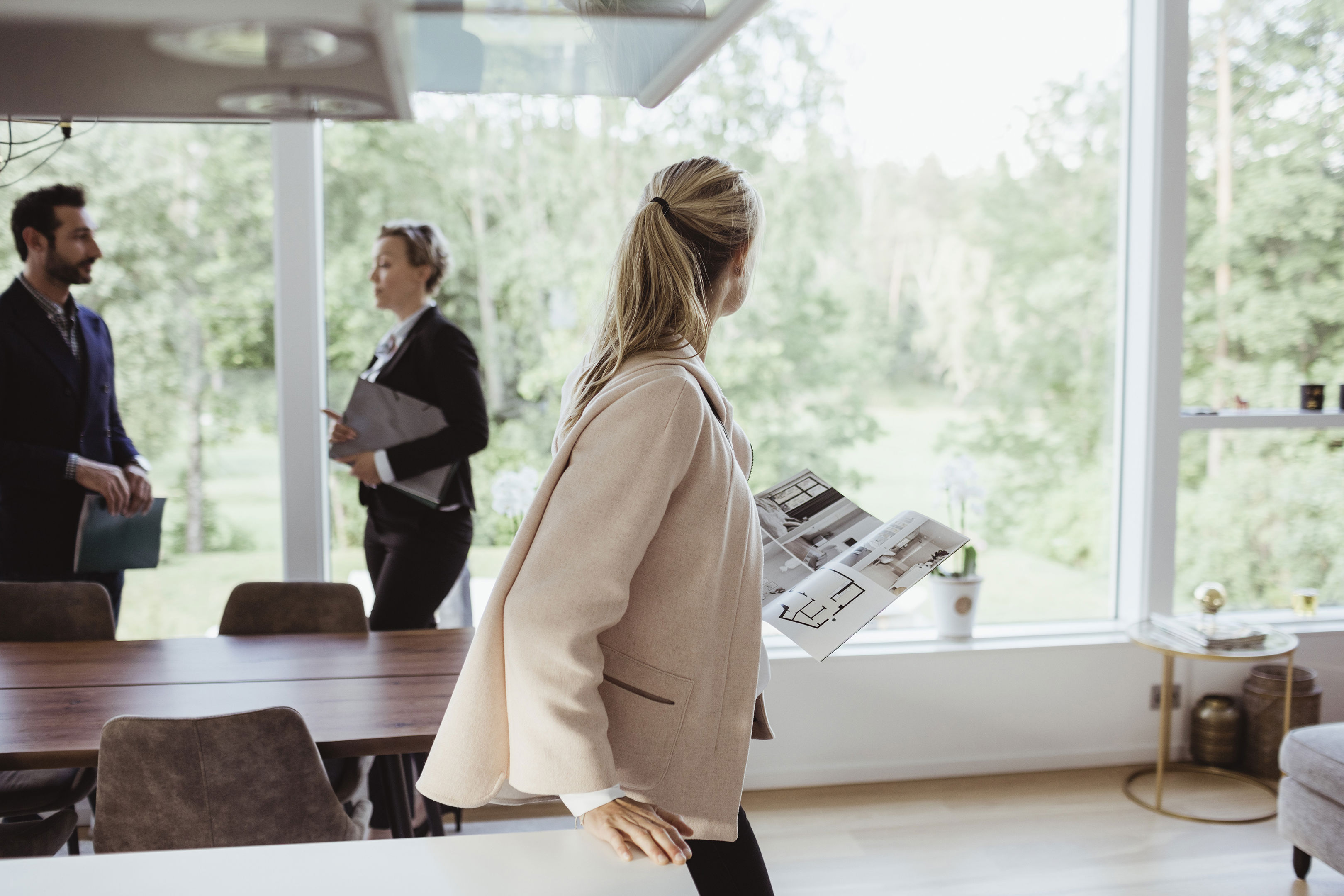 Couple Consulting With Estate Agent