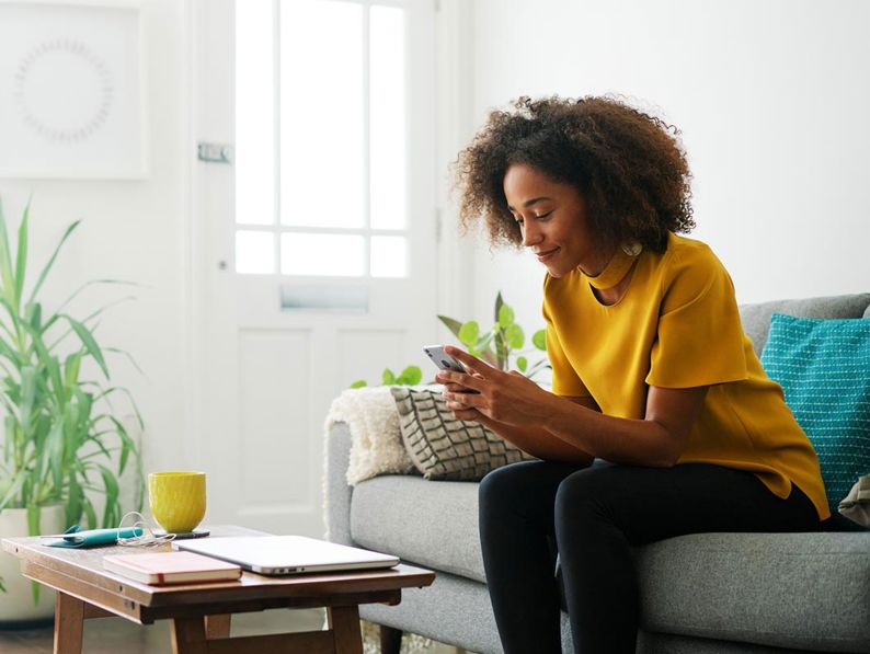 Woman With Yellow Jumper