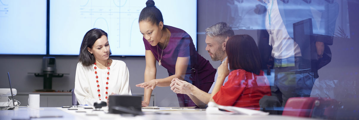 Group Of People Having Business Meeting