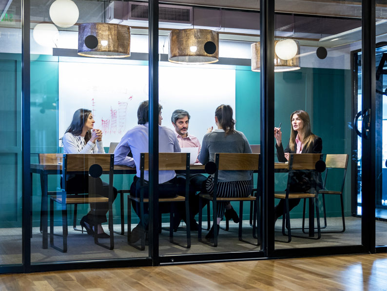 Manager Leading The Meeting In The Office