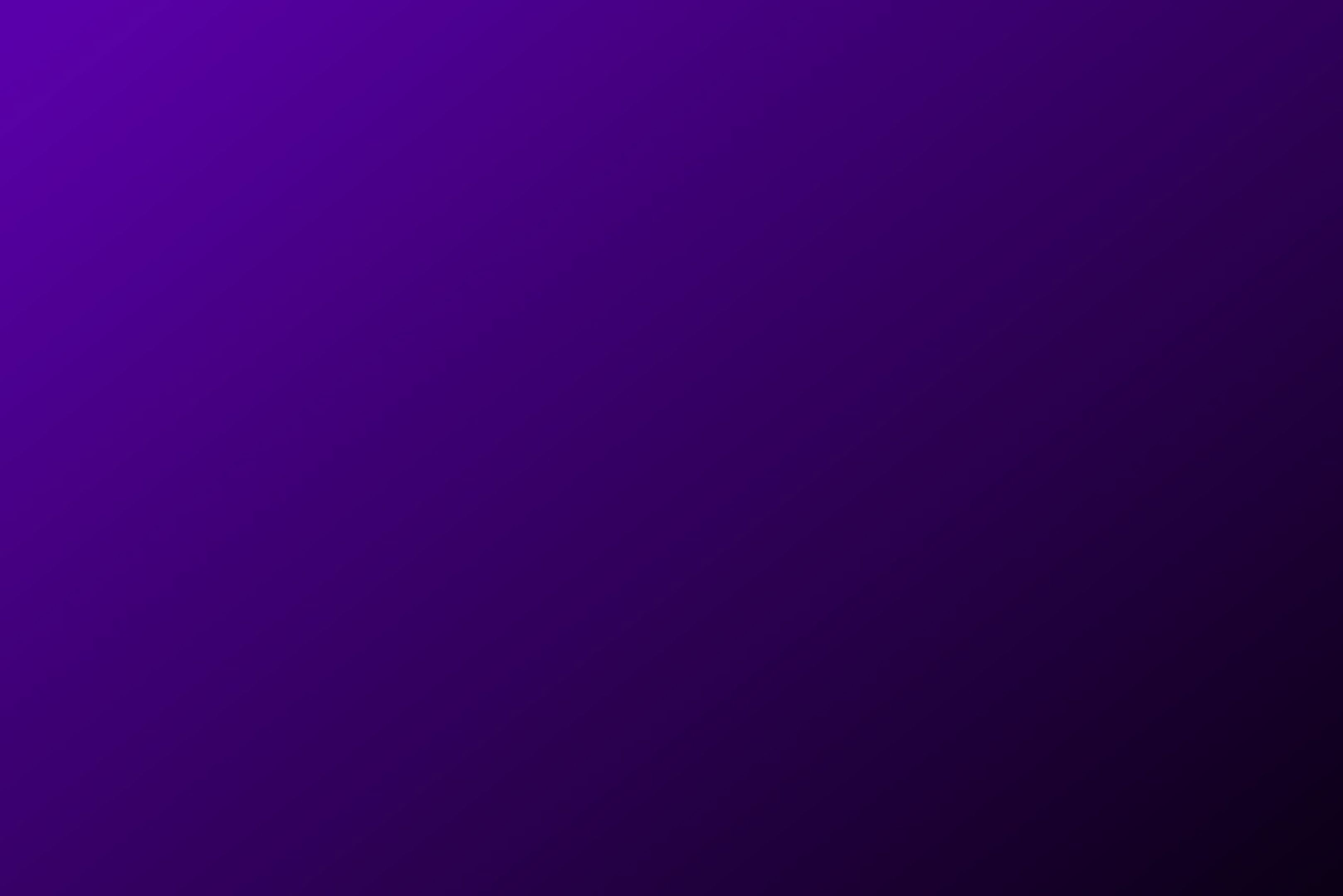 A smooth gradient background transitioning from a lighter purple in the upper left corner to a darker purple in the lower right corner.